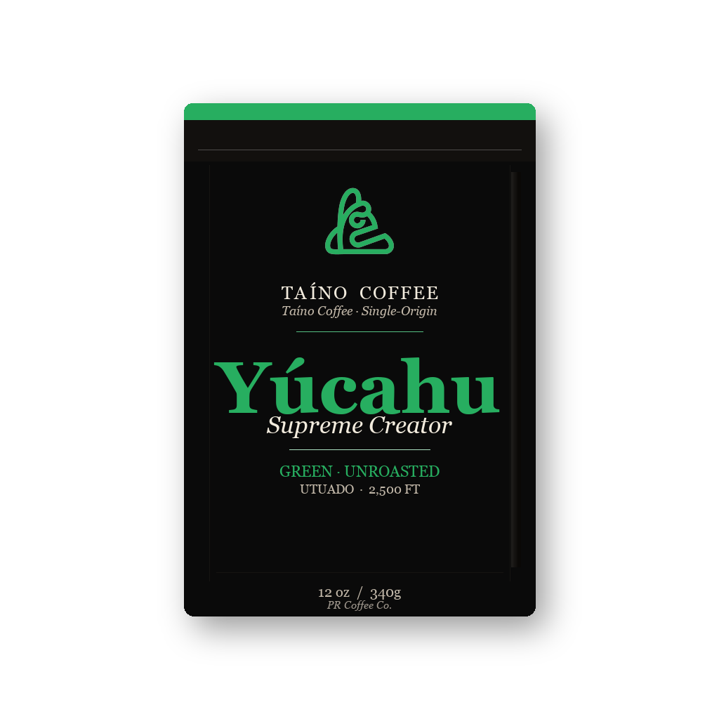 Yúcahu Green Unroasted — Taíno Coffee